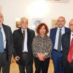 Il rettore Francesco Basile con Rosalba Massimino e i dirigenti del Policlinico