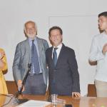 Le congratulazioni del decano Vincenzo Di Cataldo e il rettore Francesco Priolo