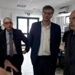 Visita del rettore nei laboratori