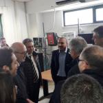 Visita del rettore nei laboratori