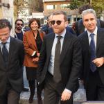 L'arrivo del ministro Provenzano