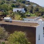 Stromboli, pomici sui tetti delle abitazioni (foto prof. Marco Viccaro)