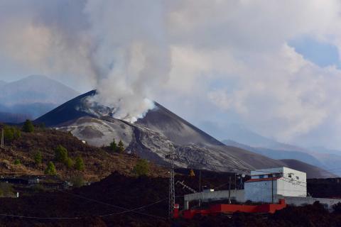 attività vulcanica alla Cumbre Vieja (foto Marco Viccaro)