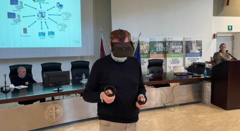 Un momento della presentazione del progetto “3DLab-Sicilia” 