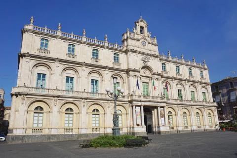 Il Palazzo centrale dell'Università di Catania